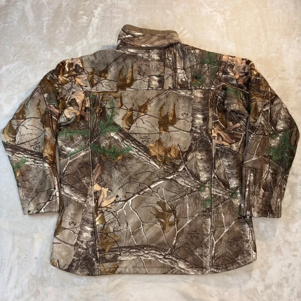 RedHead Tundra Suede Realtree Xtra Camo Sherpa Lined Hunting Jacket Mens Large